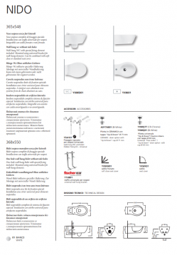 BIDET NIDO SOSPESO 55X36